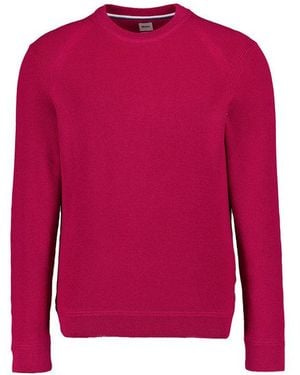Brax Herren Pullover Rosa,Rot Unifarben