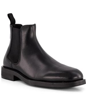 GANT Herren Chelsea Boots Glattleder - Schwarz