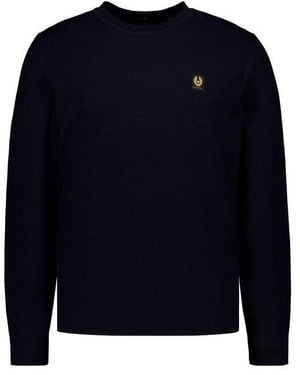 Belstaff Herren Pullover Unifarben - Blau