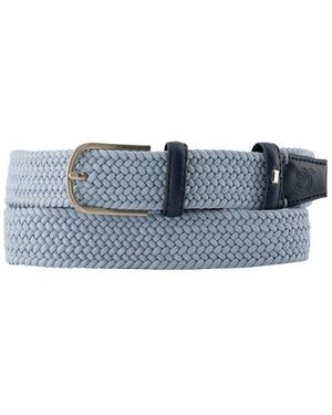 La Boucle Herren Gürtel Textil - Blau