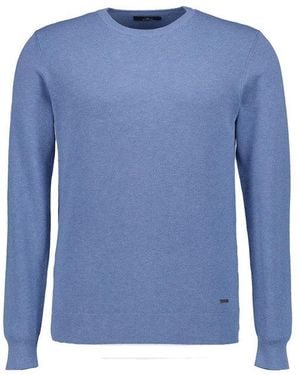 RAGMAN Herren Pullover Unifarben - Blau