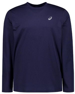 Asics Herren Top Mikrofaser/Funktion Unifarben - Blau