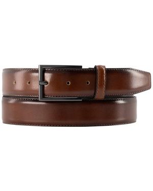 Lindenmann Herren Gürtel Glattleder - Braun