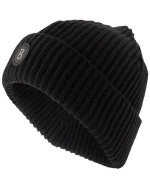 Bogner Herren Mütze Woll-Stoff - Schwarz