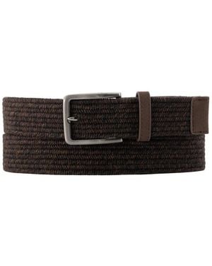 Brax Herren Gürtel Textil - Schwarz