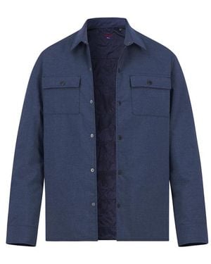 Nza Herren Jacken Mikrofaser Unifarben - Blau