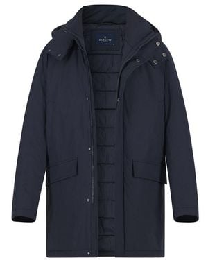 Hackett Herren Jacken Unifarben - Blau