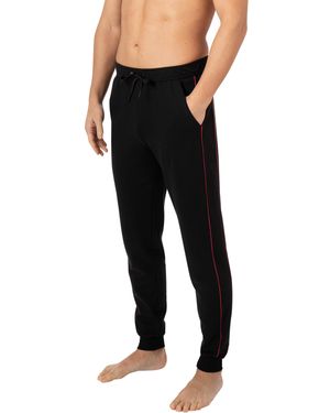 CALIDA Herren Pyjamahose Jersey-Baumwolle Unifarben - Schwarz