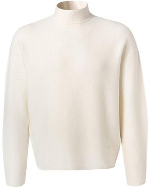 Emporio Armani Herren Pullover Unifarben - Weiß