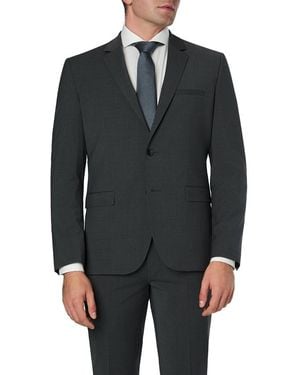 HUGO Herren Sakko Meliert Slim Fit - Grau