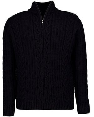 Superdry Herren Troyer Unifarben - Blau