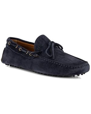 BOGGI Herren Mokassins Velours - Blau