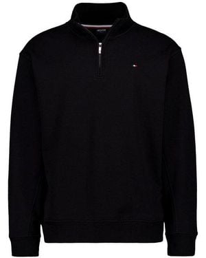 Hechter Paris Herren Pullover Unifarben - Schwarz