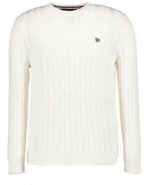 Superdry Herren Pullover Unifarben - Weiß
