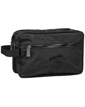 Camel Active Herren Kulturtasche Mikrofaser/Nylon - Schwarz