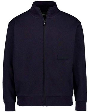 BOSS Herren Pullover Unifarben - Blau