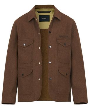 Replay Herren Jacken Braun, Cognac