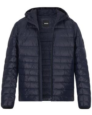 BOSS Herren Jacken Unifarben - Blau