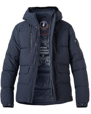 Save The Duck Herren Steppjacke Unifarben - Blau