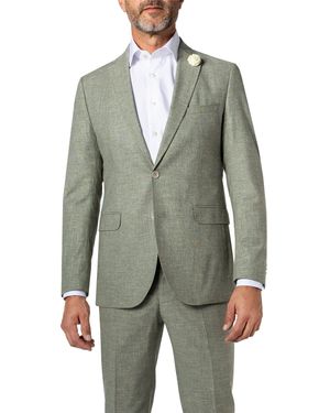 Cg Herren Sakko Meliert Slim Fit - Grün