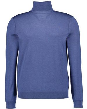 Bogner Herren Pullover Unifarben - Blau