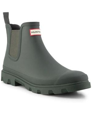 HUNTER Herren Chelsea Boots - Grün
