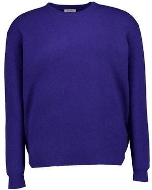 American Vintage Herren Pullover Unifarben - Blau