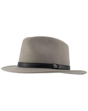 Bugatti Herren Hut,Grau Schur-Wolle