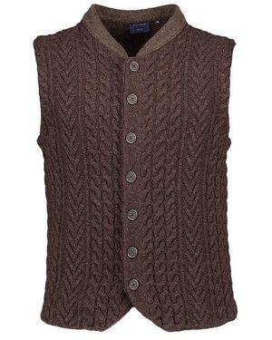 Olymp Herren Pullover Unifarben - Braun