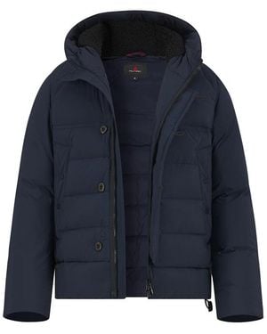 Peuterey Herren Jacken Mikrofaser Unifarben - Blau