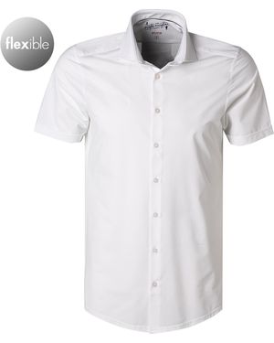 Pure Herren Kurzarmhemd - Weiß