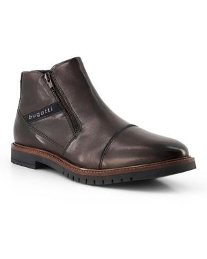 Bugatti Herren Stiefeletten Glattleder - Braun