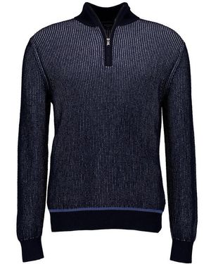 Olymp Herren Troyer Unifarben - Blau