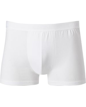 CALIDA Herren Trunks Baumwolle & Mix Unifarben - Weiß