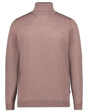 Maerz Herren Pullover Unifarben - Pink