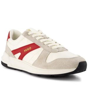 HUGO Herren Sneaker Velours - Weiß