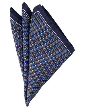 Eton Herren Einstecktuch Gemustert - Blau