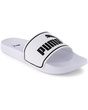 PUMA Herren Pantoletten Gummi - Weiß