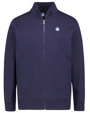 North Sails Herren Pullover Unifarben - Blau