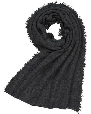 Eagle Herren Schal Wolle - Schwarz