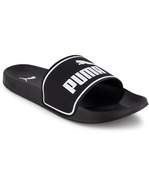 PUMA Herren Pantoletten Gummi - Schwarz