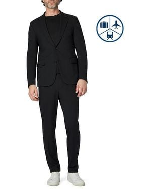Strellson Herren Anzug Slim Fit - Schwarz