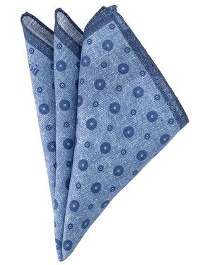 BOGGI Herren Einstecktuch Gemustert - Blau