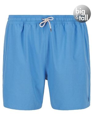 Polo Ralph Lauren Herren Badeshorts Unifarben - Blau