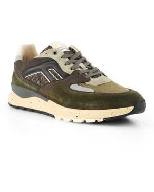 Floris Van Bommel Herren Sneaker Veloursleder - Grün