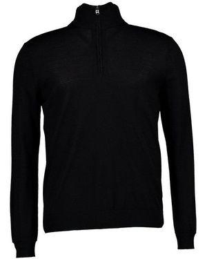 Bogner Herren Troyer Unifarben - Schwarz
