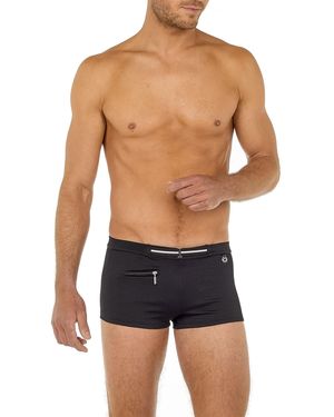 Hom Herren Bademoden Elasthane Unifarben - Blau