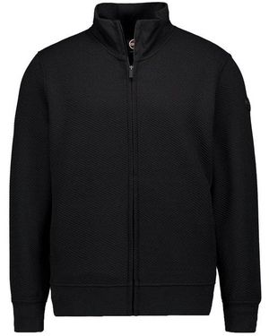 Colmar Herren Sweatjacke Mikrofaser Unifarben - Schwarz