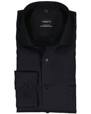 Venti Herren Hemd - Schwarz
