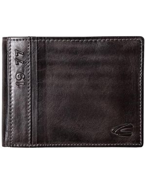 Camel Active Herren Geldbörse Leder - Schwarz